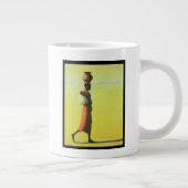Gehende Frau 1990 Jumbo-Tasse (Rechts)