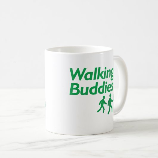 GEHENDE FREUNDE Motivation zum zu gehen Kaffeetasse (VorderseiteRechts)