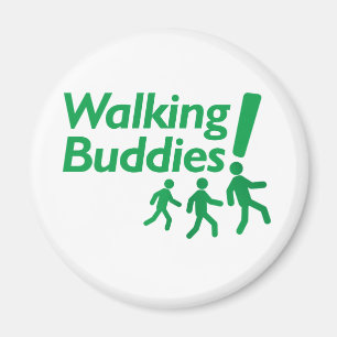 GEHENDE FREUNDE Motivation zum zu gehen Magnet