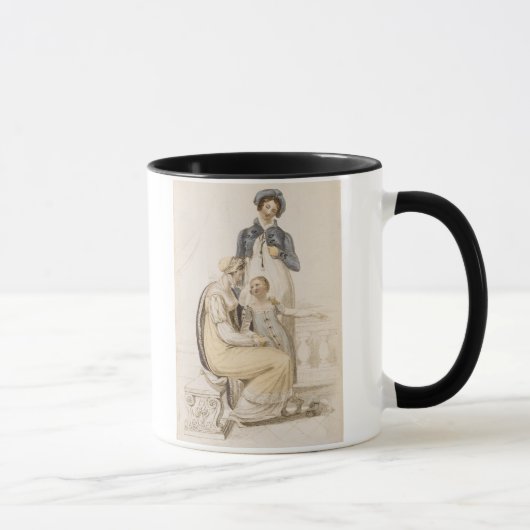 Gehende Kleider, Modegeck von Ackermanns bezüglich Tasse (Rechts)