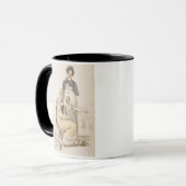 Gehende Kleider, Modegeck von Ackermanns bezüglich Tasse (Vorderseite Links)
