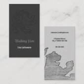 Gehende Löwe-Karte Visitenkarte (Vorne/Hinten)