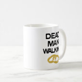 Gehende lustige verlobte Mann-Tasse des toten Kaffeetasse (VorderseiteRechts)