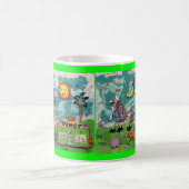 gehende Plätze Kaffeetasse (Mittel)