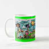 gehende Plätze Kaffeetasse (Links)