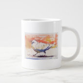 Gehende Taube Trasierra 1998 Jumbo-Tasse (Rechts)