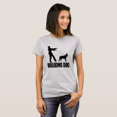 Gehender Hund T-Shirt (Vorne ganz)
