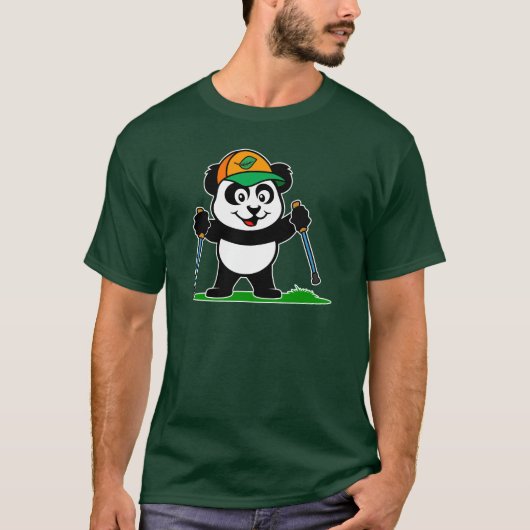 Gehender Panda T-Shirt (Vorderseite)