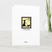 Gehender Schotte Karte (Rückseite)