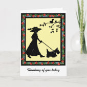 Gehender Schotte Karte (Vorderseite)