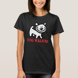 Gehender Service.Walker.w/custom Text des Hund T-Shirt