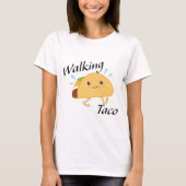 Gehender Taco T-Shirt (Vorderseite)