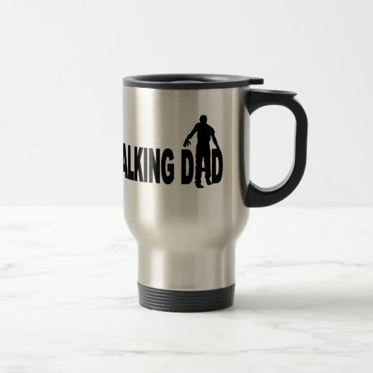 Gehender Vater (Zombie) Reisebecher (Rechts)