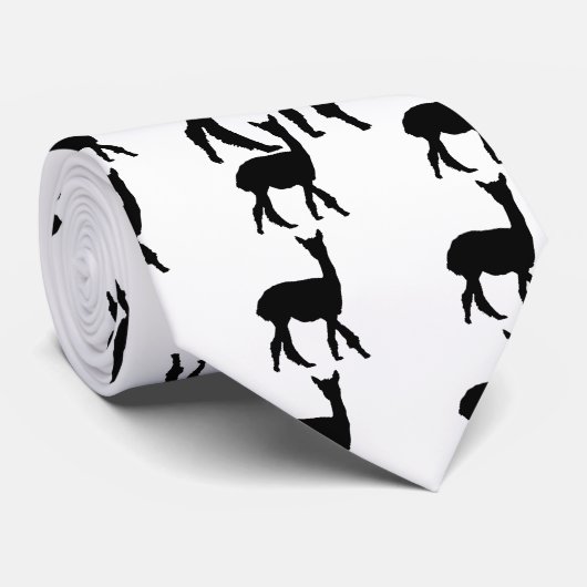 Gehendes Alpaka Krawatte (Gerollt)