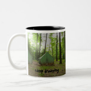 Gehendes Camping 2010 Zweifarbige Tasse