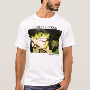 Gehendes Grün - Baumfrosch T-Shirt