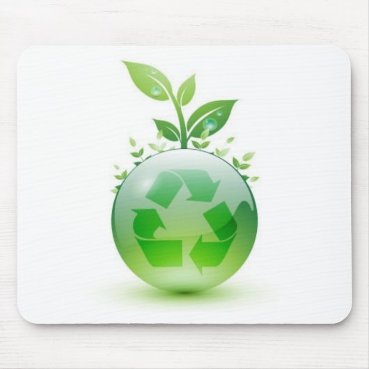 Gehendes Grün Mousepad (Vorne)