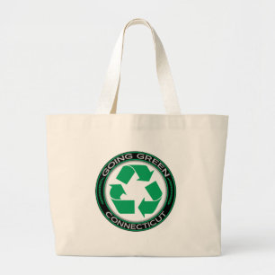 Gehendes Grün recyceln Connecticut Jumbo Stoffbeutel