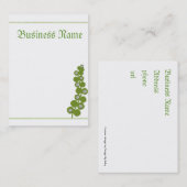 Gehendes Grün Visitenkarte (Vorne/Hinten)