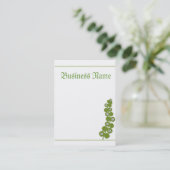 Gehendes Grün Visitenkarte (Stehend Vorderseite)