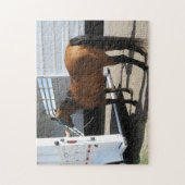 Gehendes Pferd Tennessees u. Pferdeanhänger Puzzle (Vertikal)