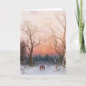 Gehendes Zuhause Karte (Vorderseite)