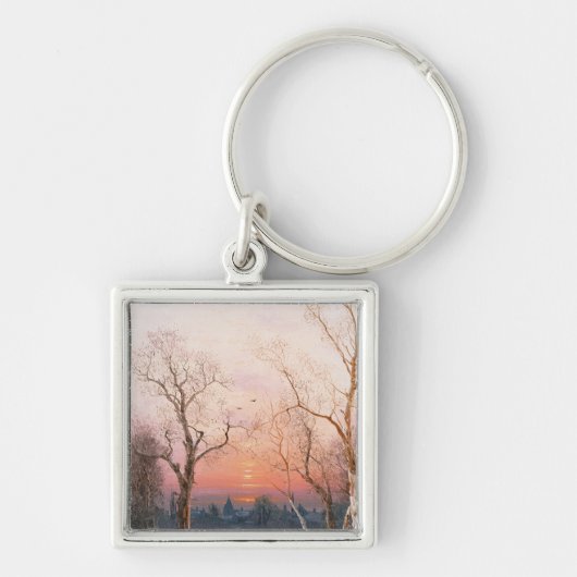 Gehendes Zuhause Schlüsselanhänger (Vorne)