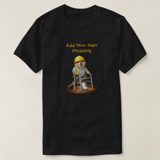 "Gehhilfe" T-Shirt (Design vorne)
