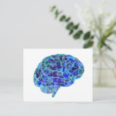Gehirn-951874.png Postkarte (Stehend Vorderseite)