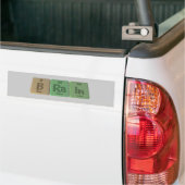 Gehirn als Bor-Radium-Indium Autoaufkleber (Auf Lkw)