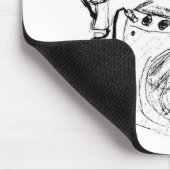 Gehirn-Ampere-Mausunterlage Mousepad (Ecke)