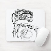 Gehirn-Ampere-Mausunterlage Mousepad (Mit Mouse)