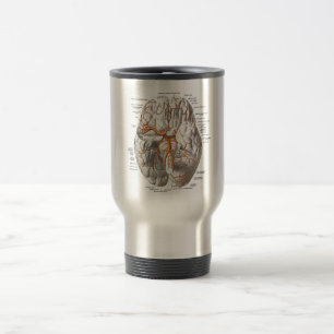 Gehirn-Anatomie-Reise-Tasse Reisebecher