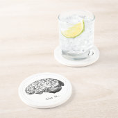 Gehirn-Anatomie - verwenden Sie sie Sandstein Untersetzer (Seite)