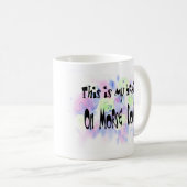 Gehirn auf Morsealphabet Kaffeetasse (VorderseiteRechts)