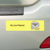 Gehirn auf Tauben Autoaufkleber (Auf Auto)