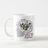 Gehirn auf Tauben Kaffeetasse (Links)