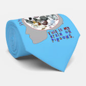 Gehirn auf Tauben Krawatte (Gerollt)