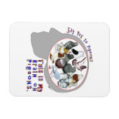 Gehirn auf Tauben Magnet (Horizontal)