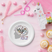 Gehirn auf Tauben Pappteller (Party)