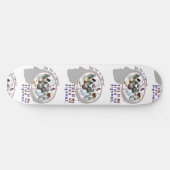 Gehirn auf Tauben Skateboard (Horizontal)