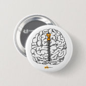 Gehirn Button (Vorne & Hinten)