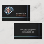 Gehirn-Chirurg/Psychologe-Doktor Clinic Visitenkarte (Vorne/Hinten)