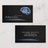 Gehirn-Chirurg/Psychologe-menschlicher Hauptdoktor Visitenkarte (Vorne/Hinten)