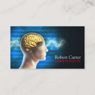 Gehirn-Chirurg-/Psychologe-menschlicher Visitenkarte