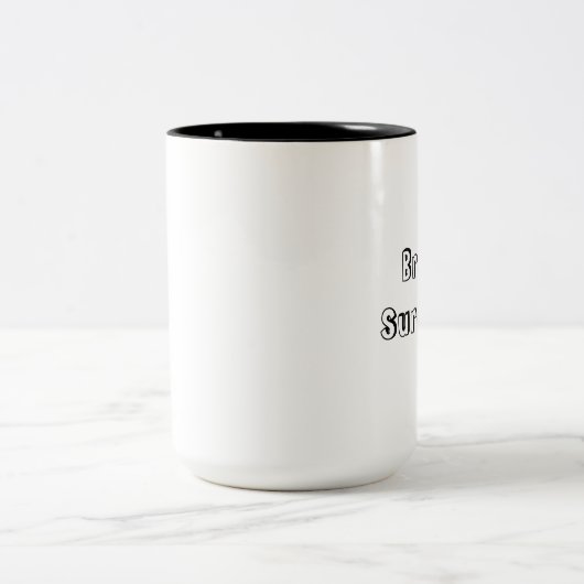 Gehirn-Chirurg-Tasse Zweifarbige Tasse (Mittel)