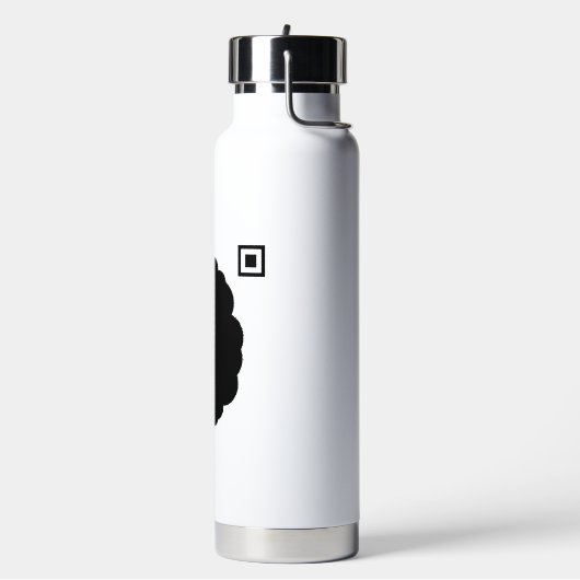 Gehirn-Datenmatrix Trinkflasche (Links)