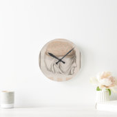 Gehirn Eins - Neuroanatomie Runde Wanduhr (Zuhause)