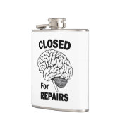 Gehirn für Reparaturen geschlossen Flachmann (Links)