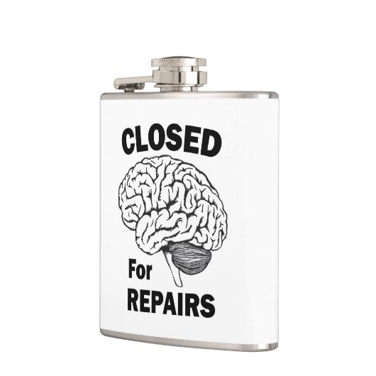 Gehirn für Reparaturen geschlossen Flachmann (Links)